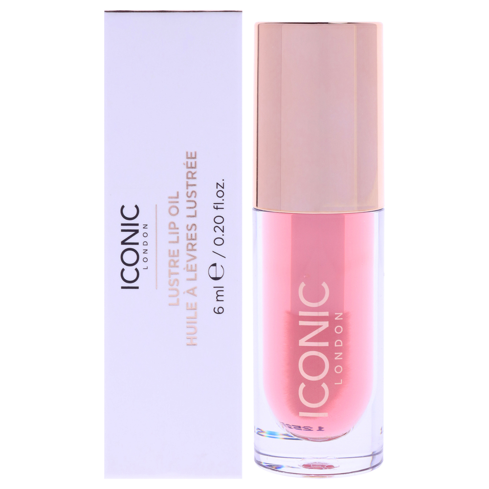 Lustre Lip Oil - Shes a Peach by Iconic London for Women - 0.20 oz Lip Oil
